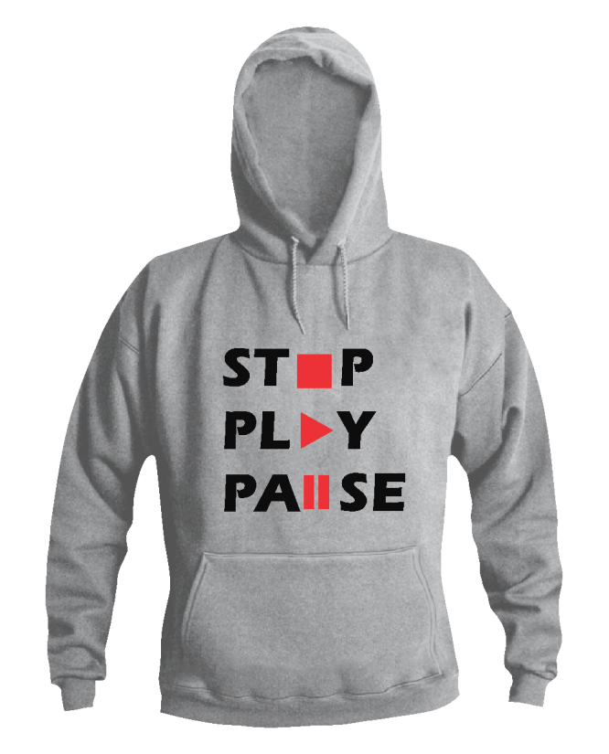 Džemperis Stop play pause